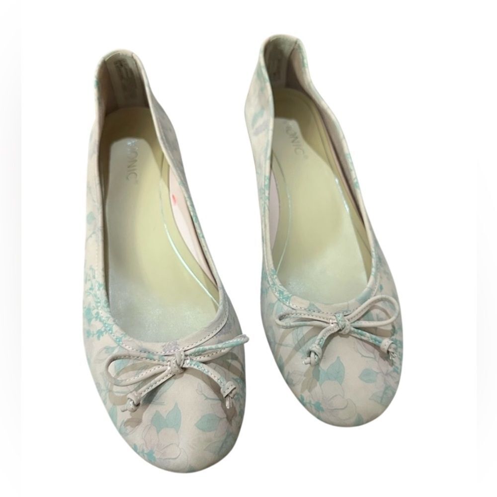 VIONIC Floral Ballet Flats SIZE 8.5
